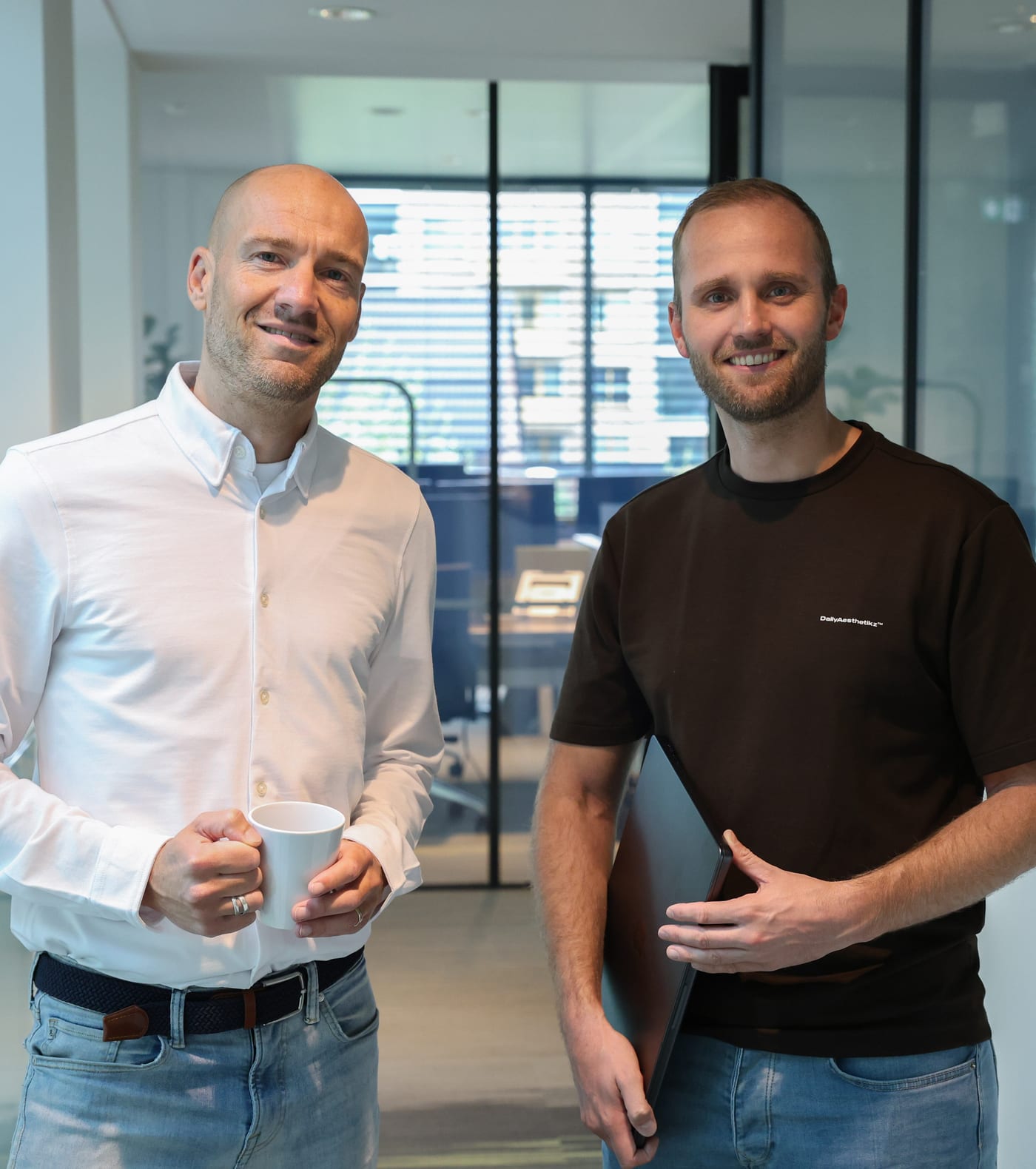 Richard Nederlof en Edwin van Wijngaarden, de oprichters van Two Rocks